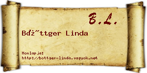 Böttger Linda névjegykártya